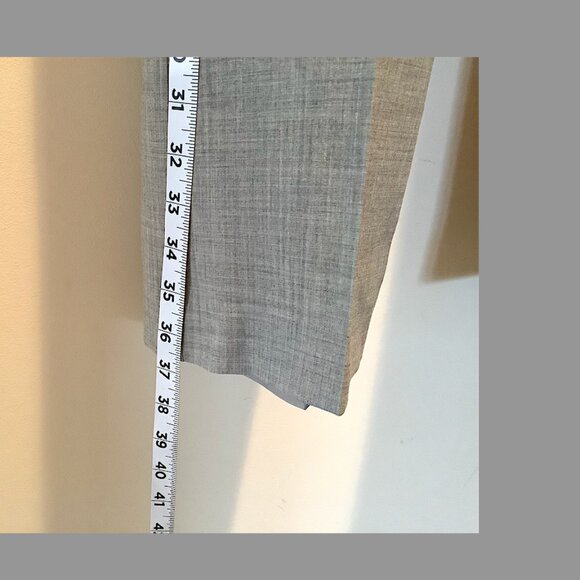 Talbots Signature  Classic - Gray lightweight wool blend lined Pant, size 8P - Picture 9 of 16